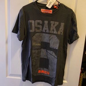 Super dry T shirt never worn, New w/tags.